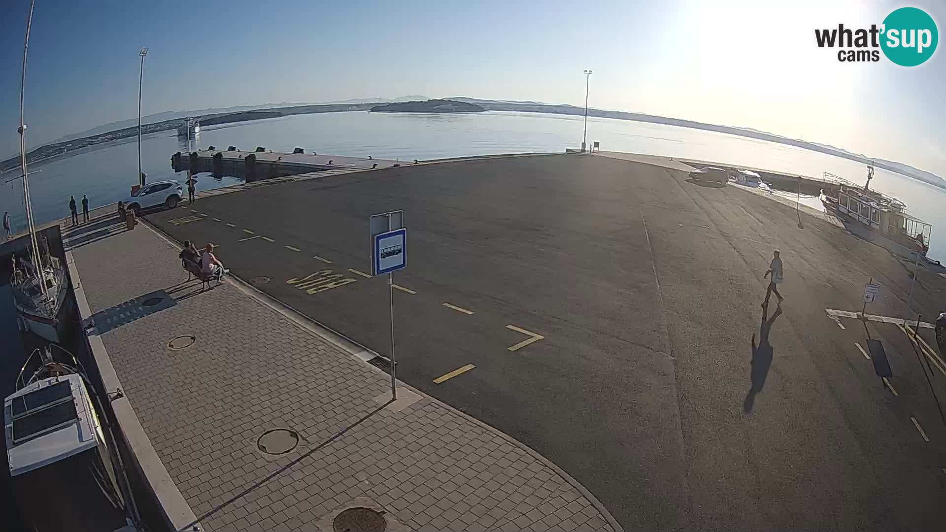 Tkon Live cam – ferry – Dalmatie – Croatie