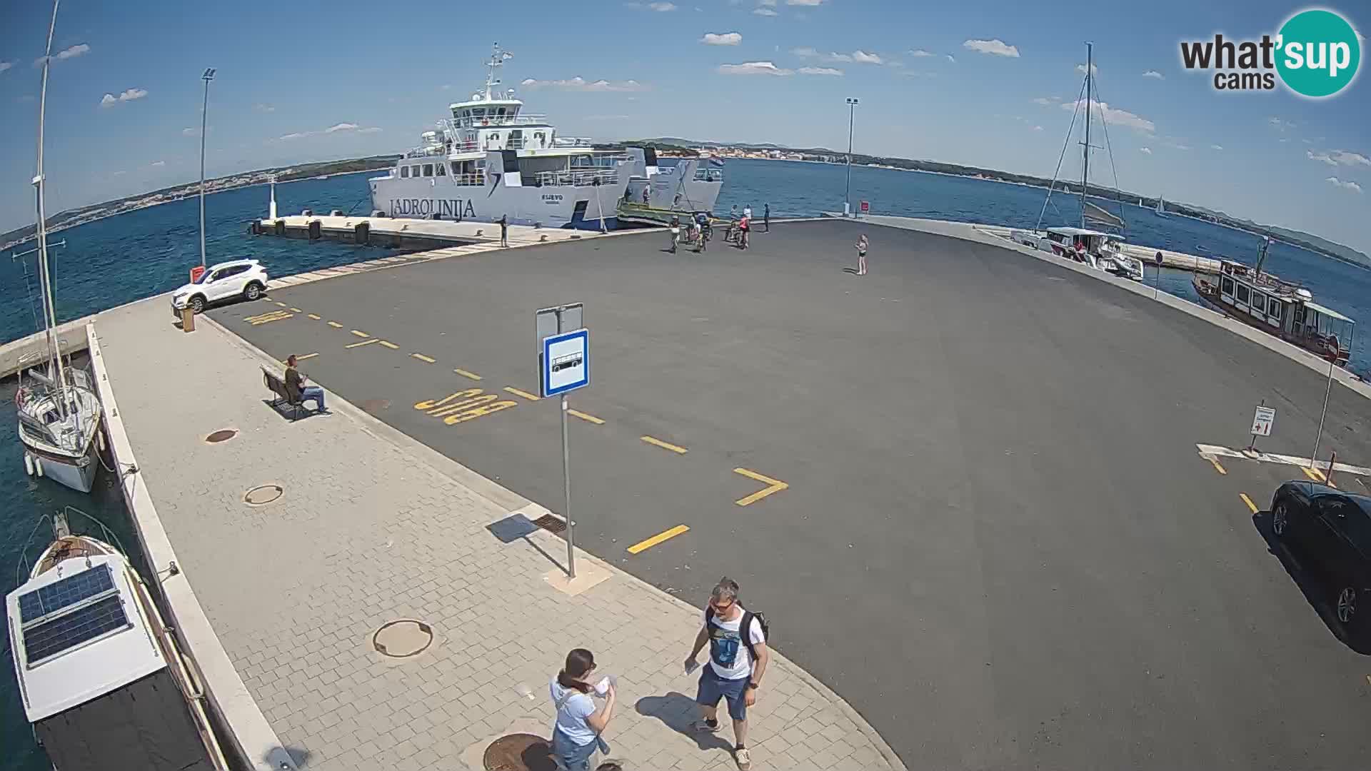 Tkon Live cam – ferry – Dalmatia – Croatia