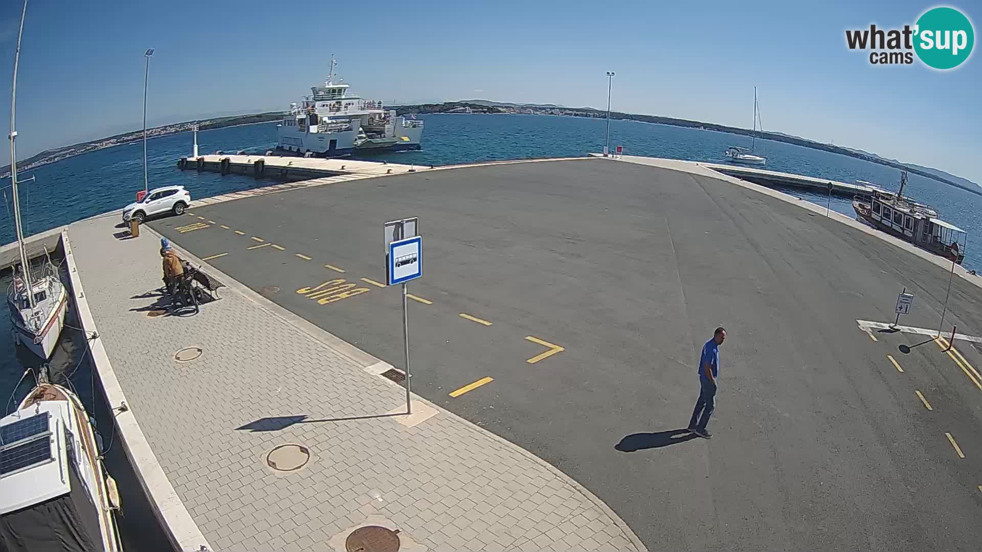 Tkon Live cam – ferry – Dalmatia – Croatia