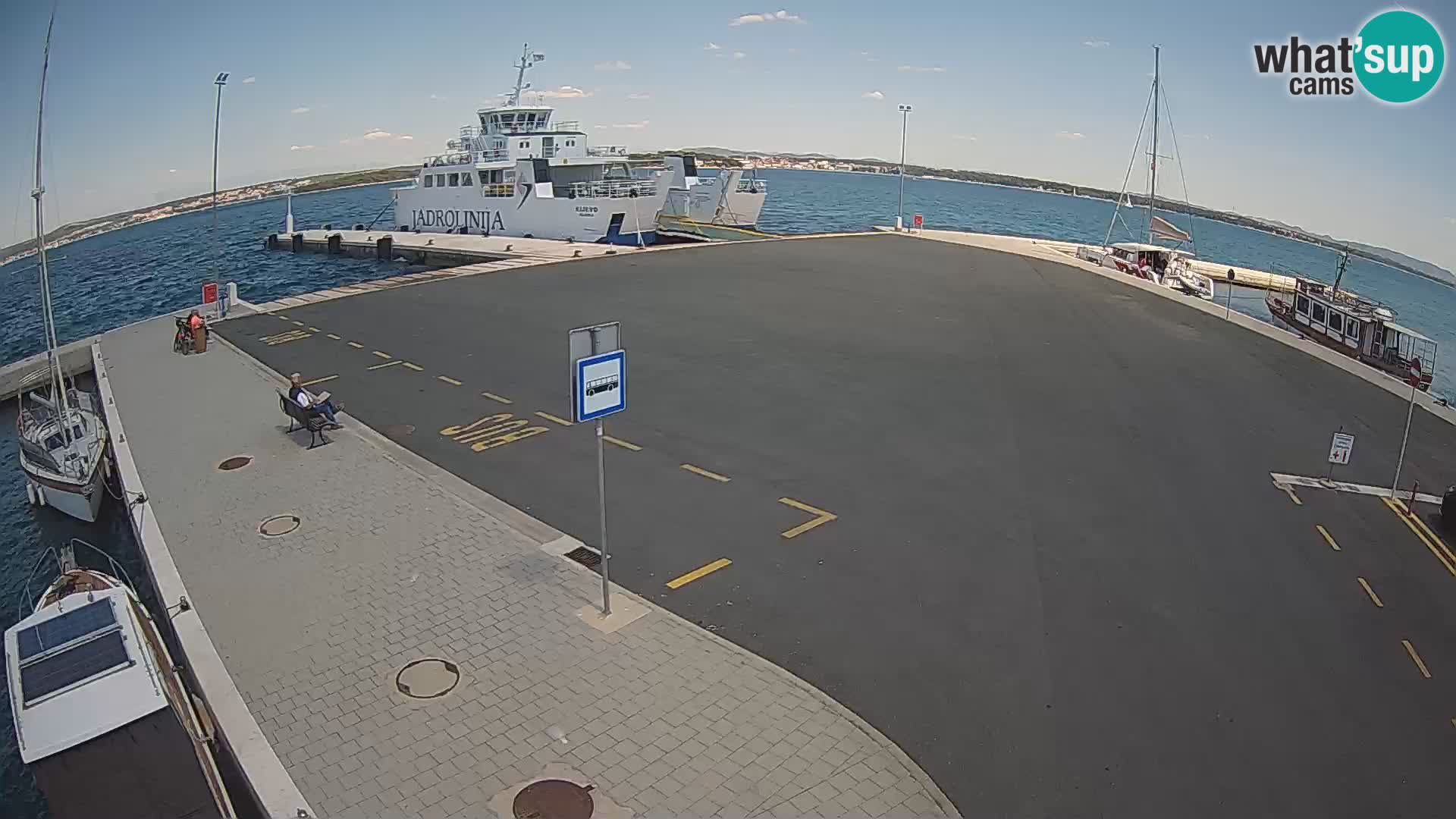 Tkon Live cam – traghetto – Dalmazia – Croazia