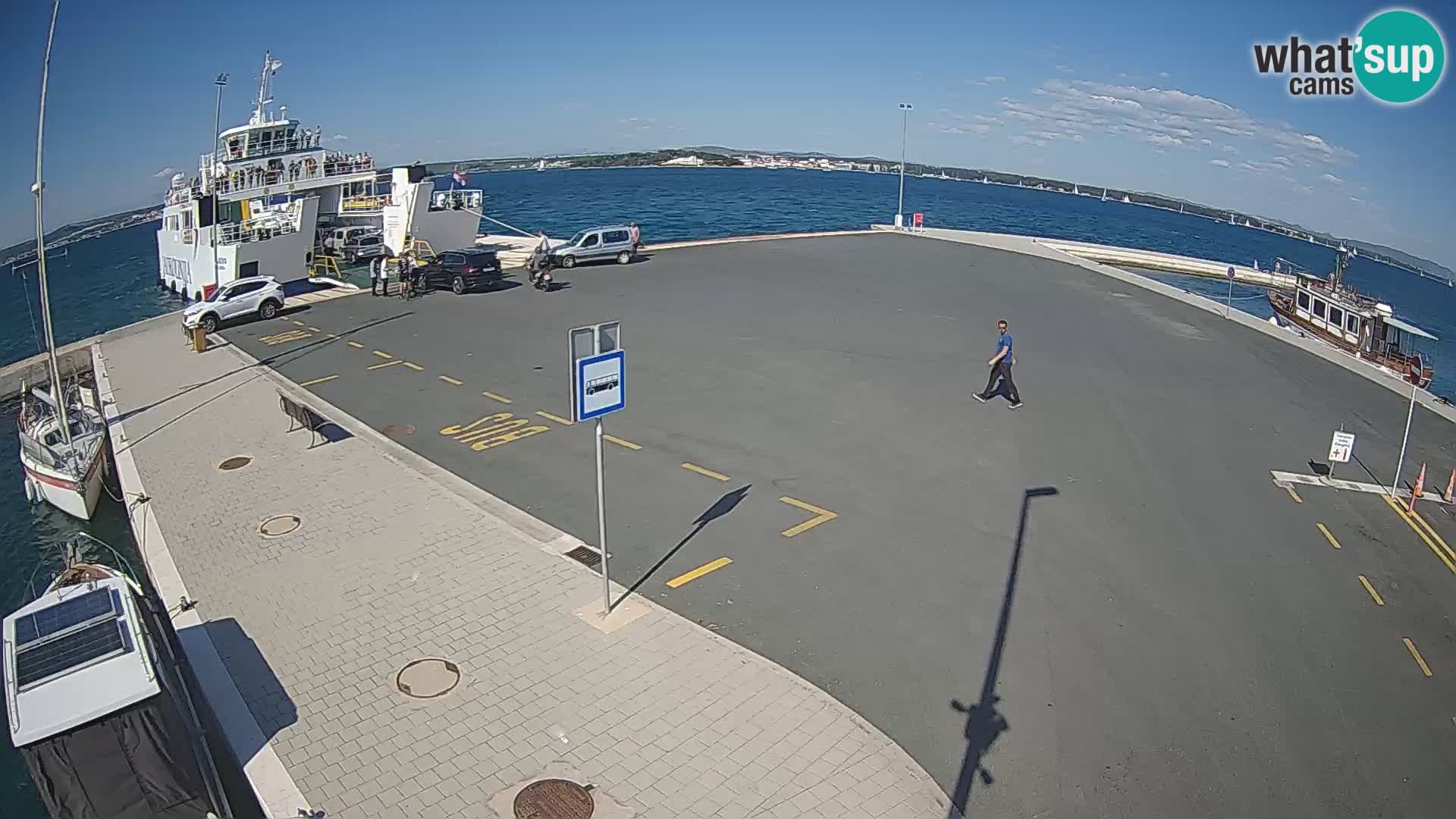 Tkon Live cam – ferry – Dalmatia – Croatia