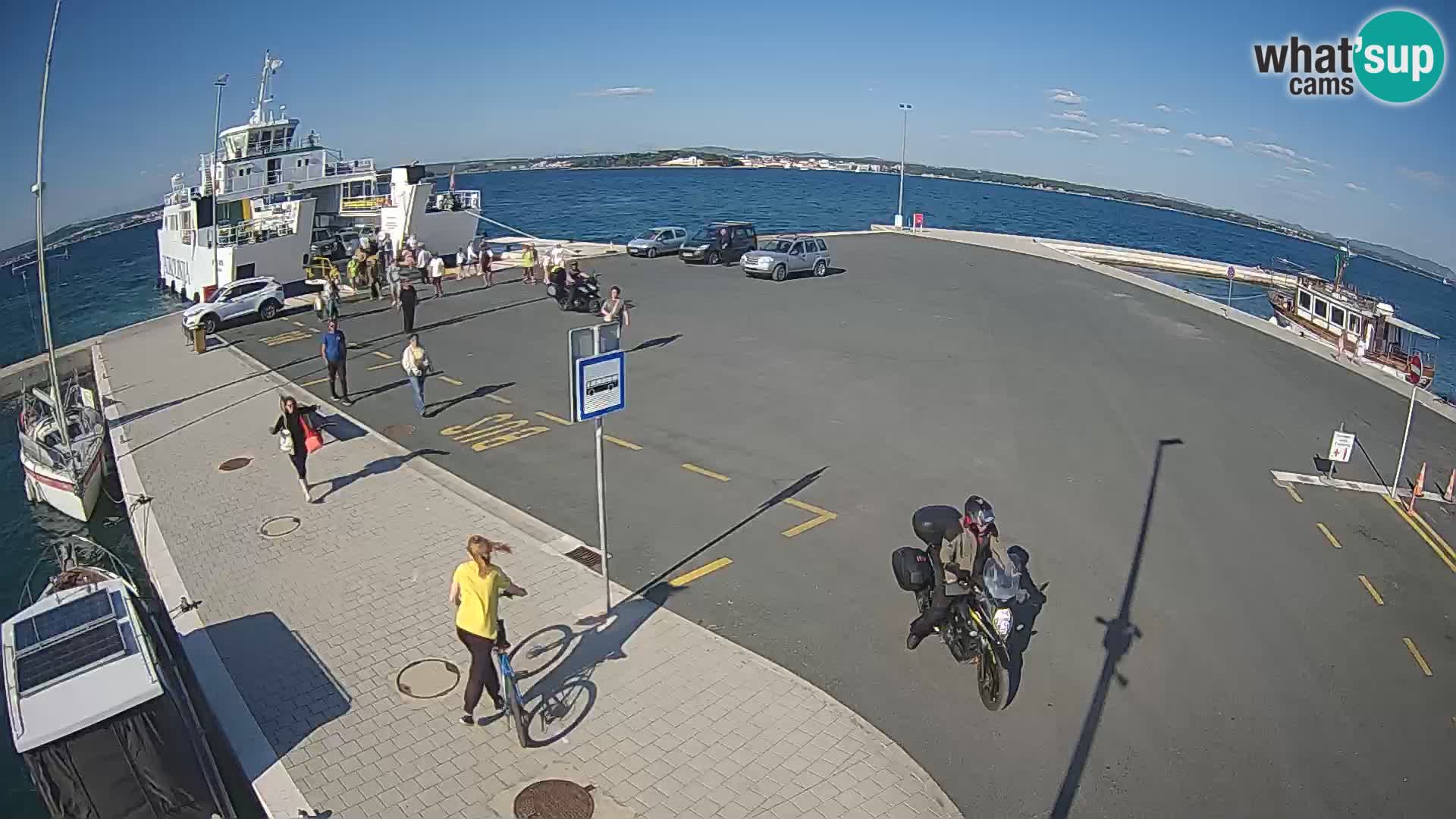 Tkon Live cam – traghetto – Dalmazia – Croazia