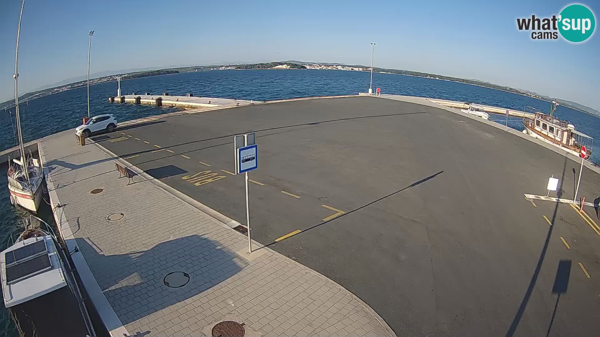 Tkon Live cam – ferry – Dalmatie – Croatie