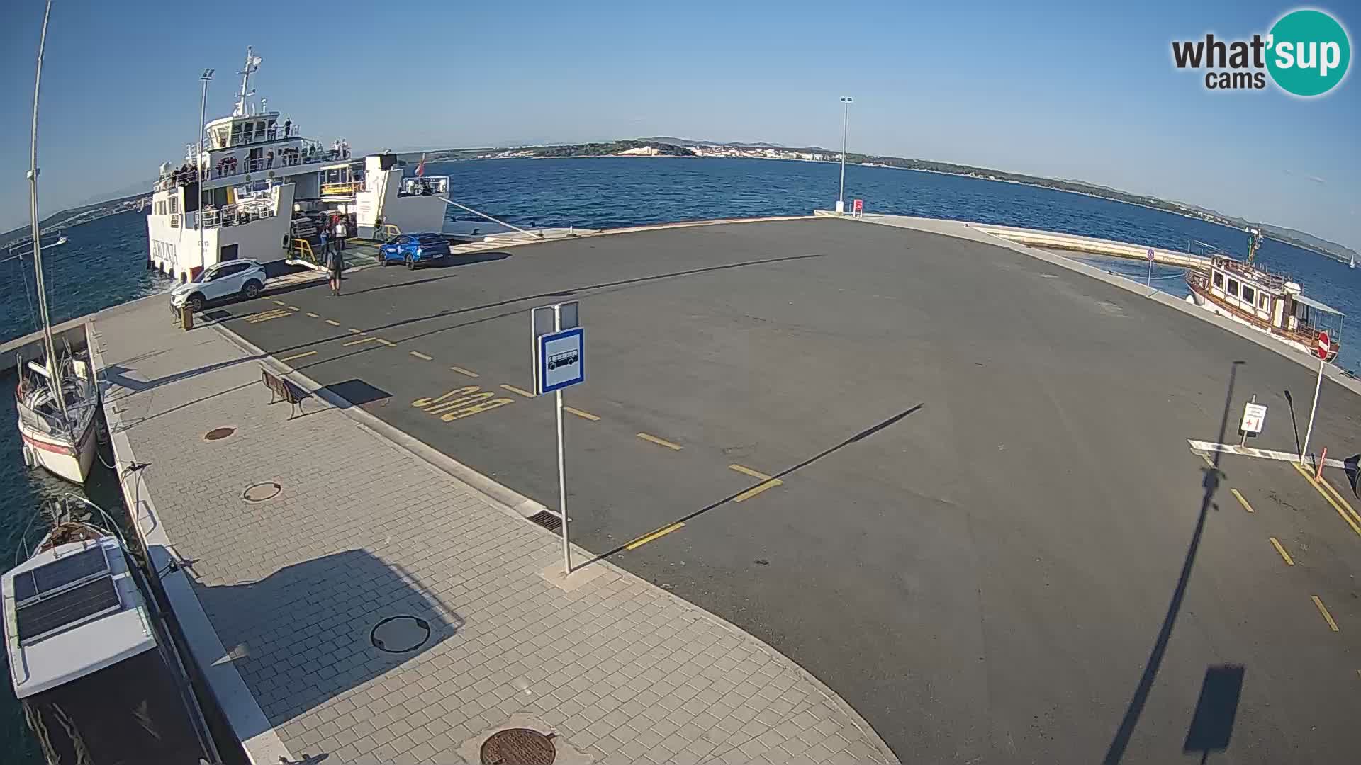 Tkon Live cam – Fähre – Dalmatien – Kroatien