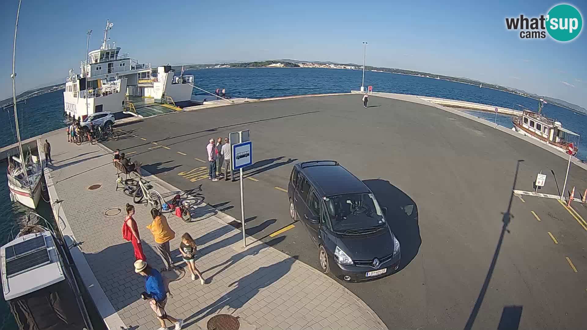 Tkon v živo – trajekt – Dalmacija – Hrvaška