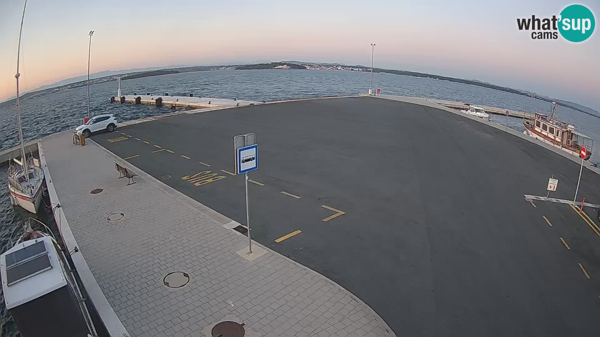 Tkon Live cam – ferry – Dalmatie – Croatie