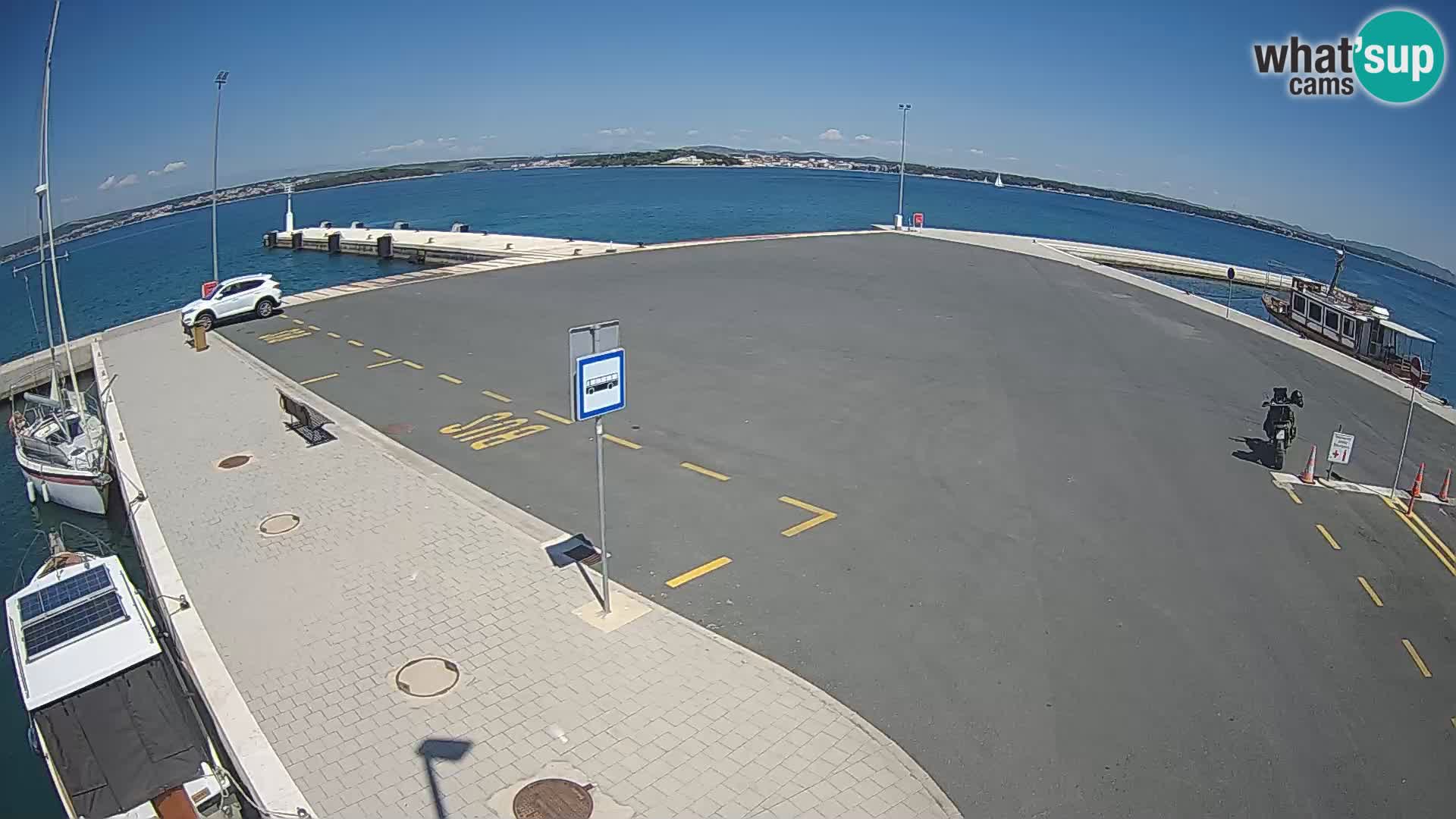 Tkon Live cam – ferry – Dalmatie – Croatie