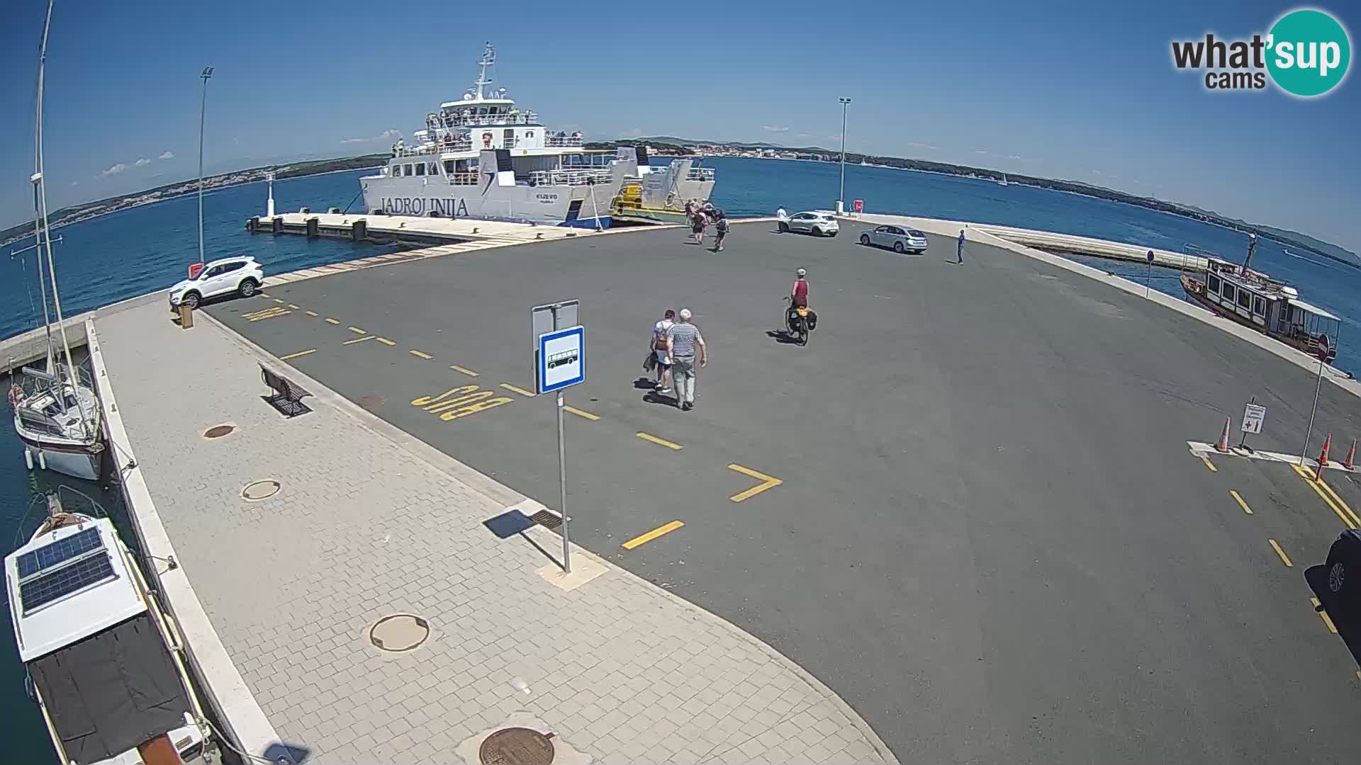 Tkon Live cam – ferry – Dalmatia – Croatia