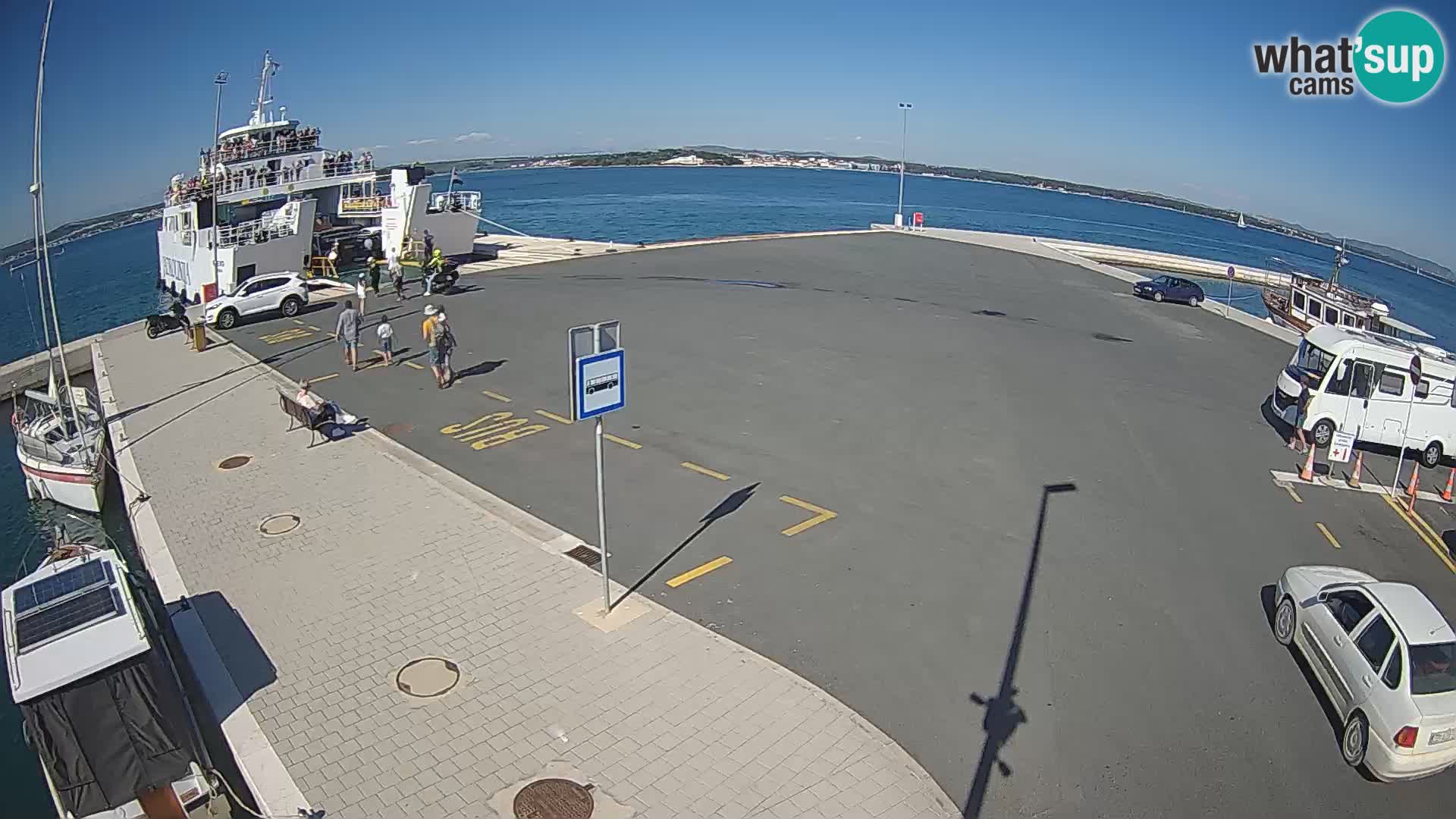 Tkon Live cam – ferry – Dalmatia – Croatia