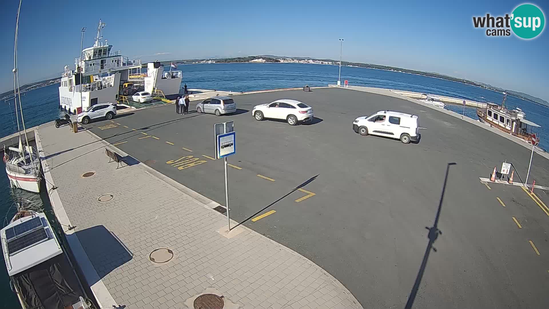 Tkon Live cam – ferry – Dalmatia – Croatia