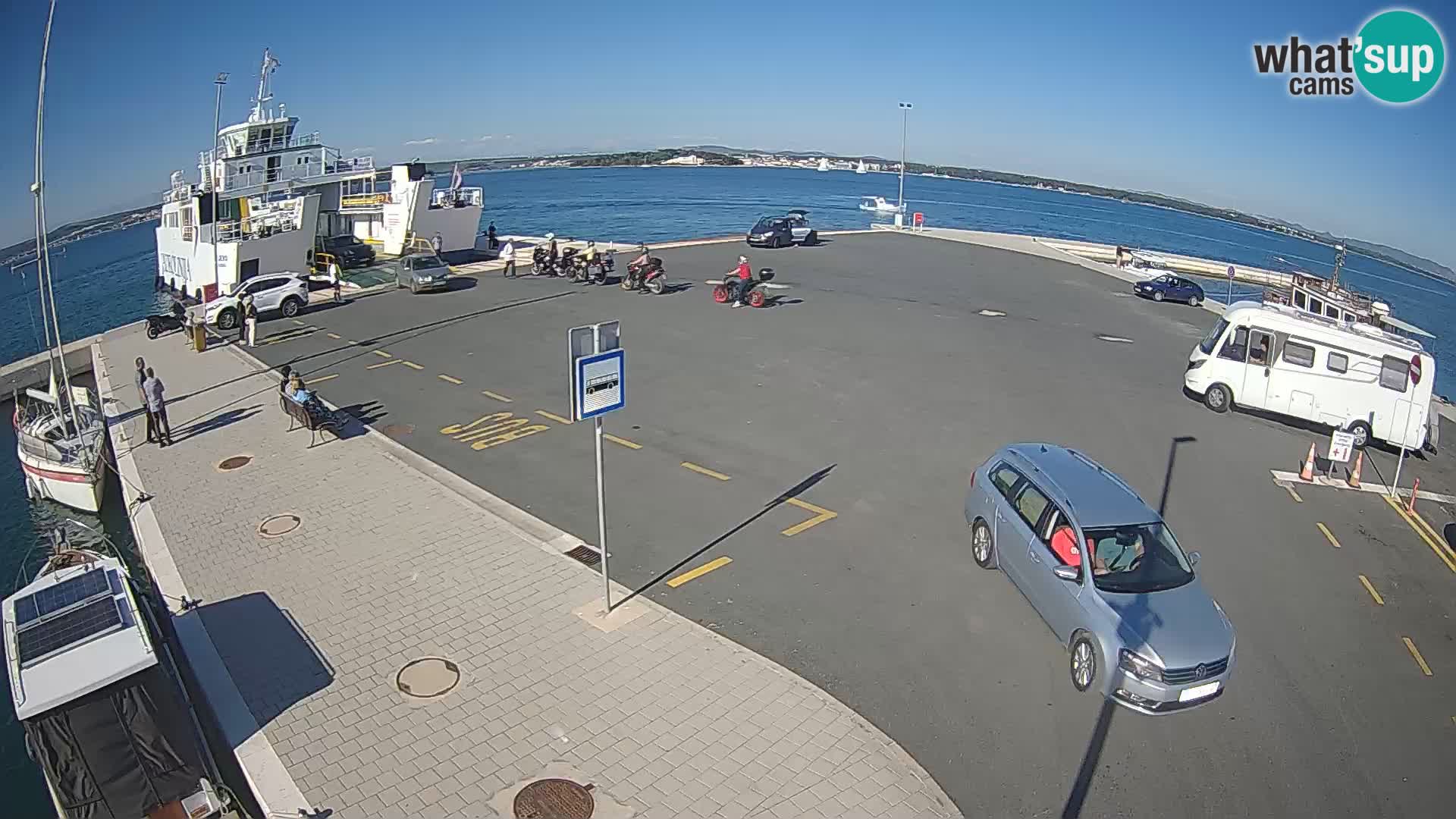 Tkon Live cam – traghetto – Dalmazia – Croazia