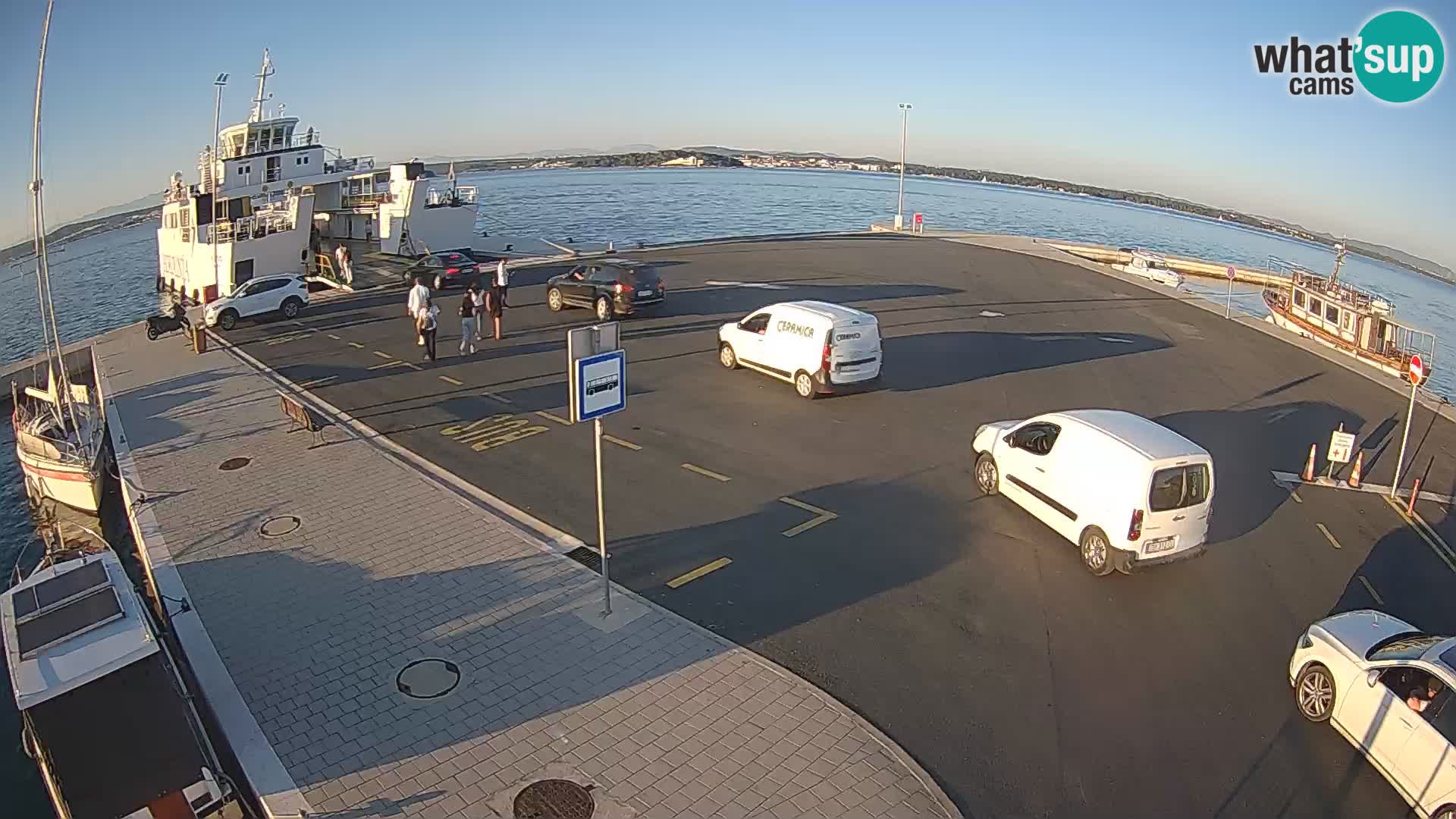 Tkon Live cam – ferry – Dalmatia – Croatia