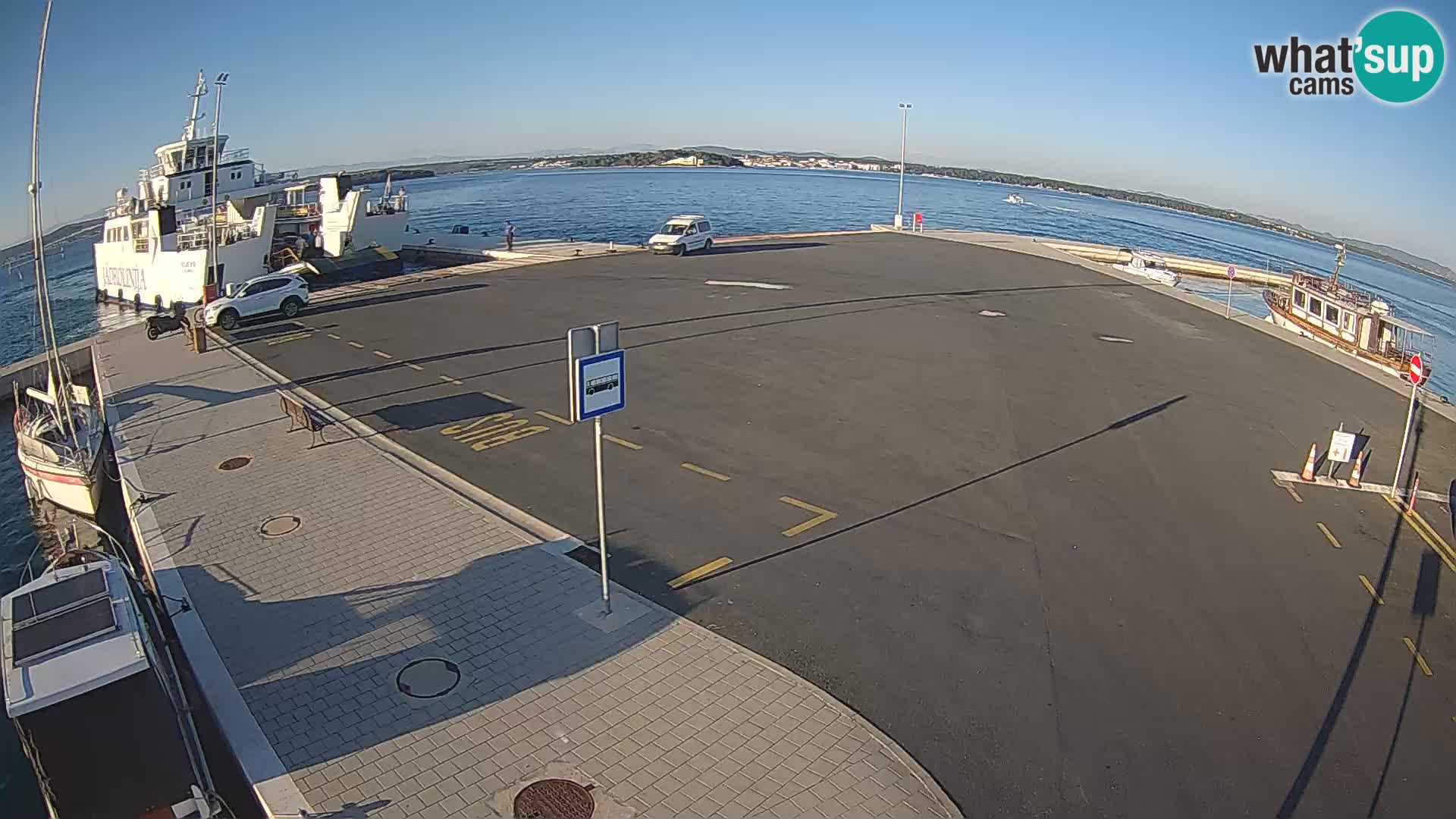 Tkon Live cam – ferry – Dalmatia – Croatia