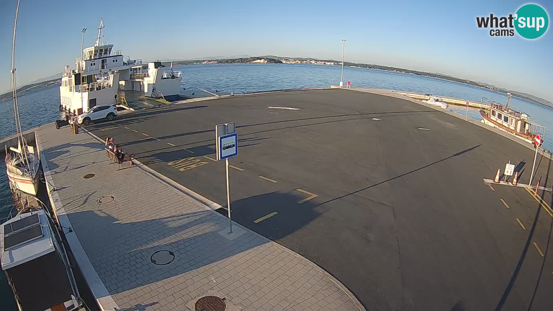 Tkon Live cam – ferry – Dalmatia – Croatia