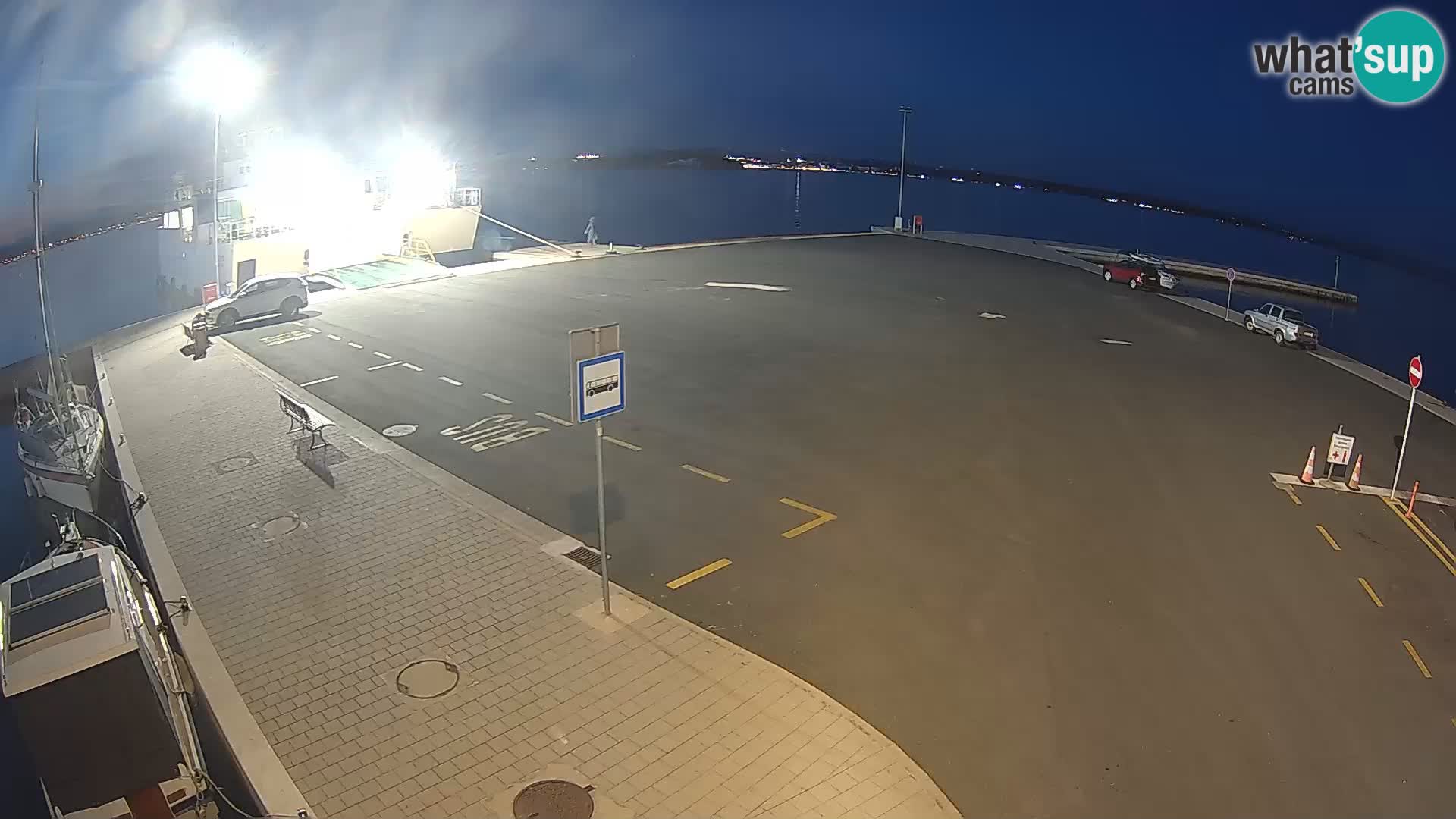 Tkon Live cam – ferry – Dalmatie – Croatie
