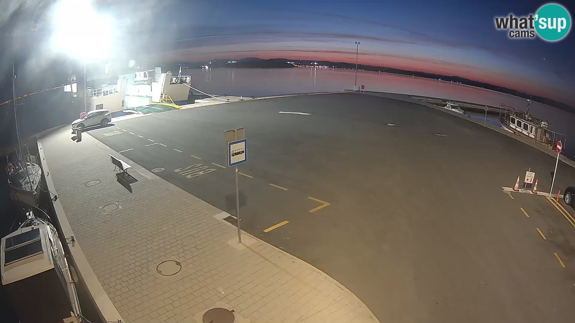Tkon Live cam – ferry – Dalmatia – Croatia
