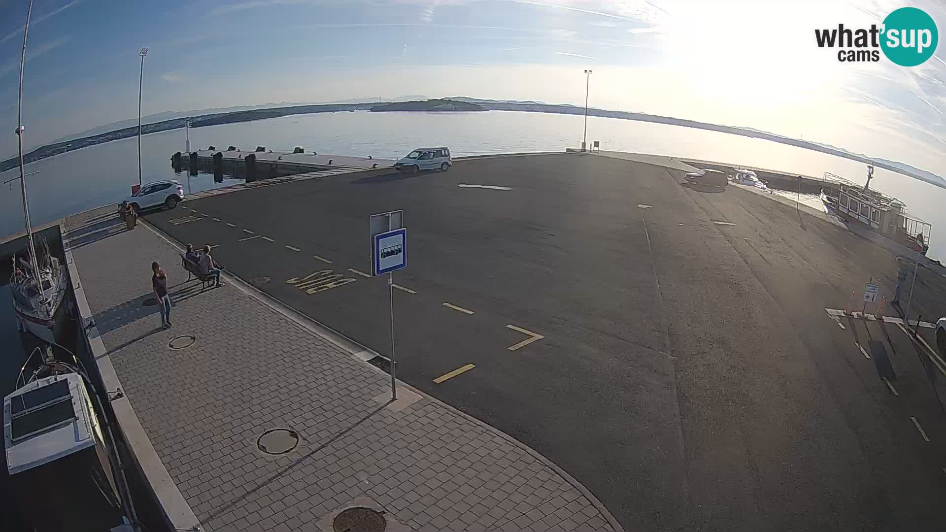 Tkon Live cam – ferry – Dalmatia – Croatia