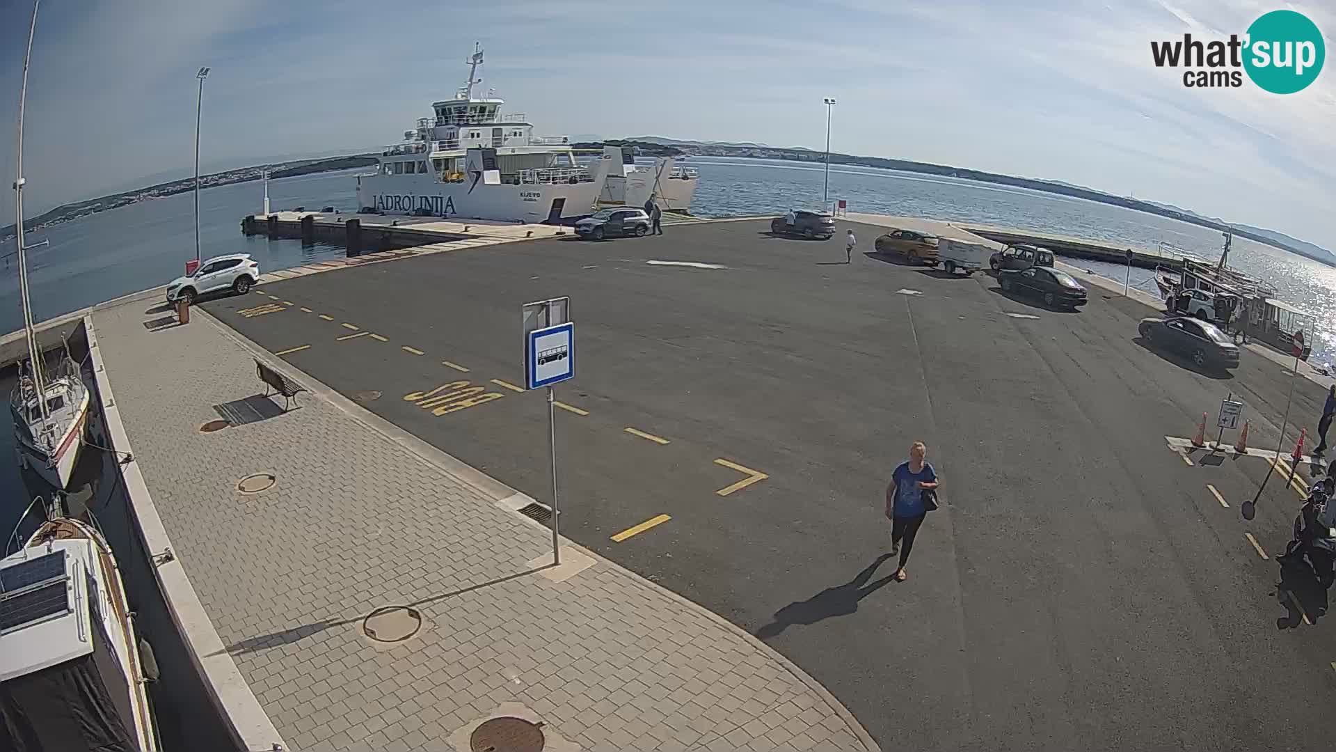 Tkon Live cam – ferry – Dalmatia – Croatia