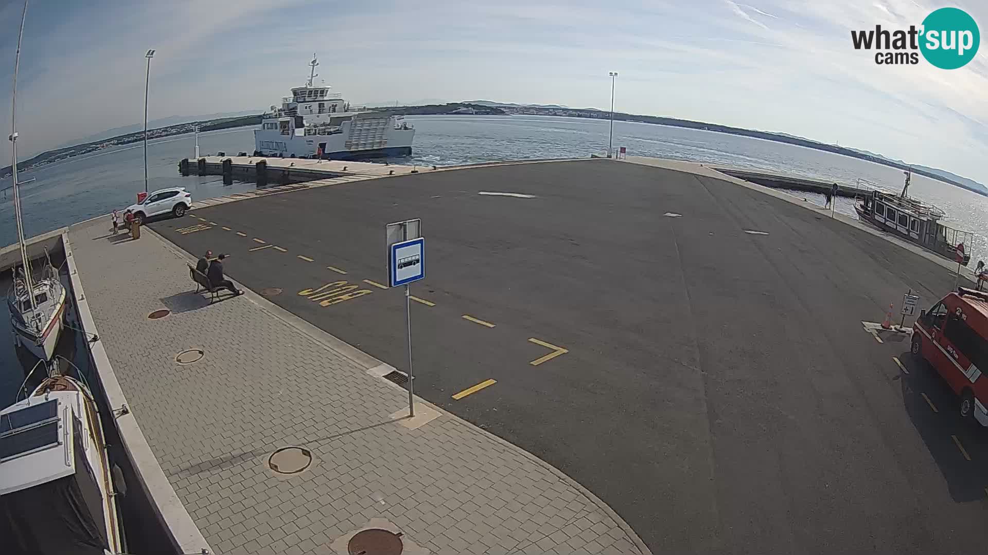Tkon Live cam – traghetto – Dalmazia – Croazia