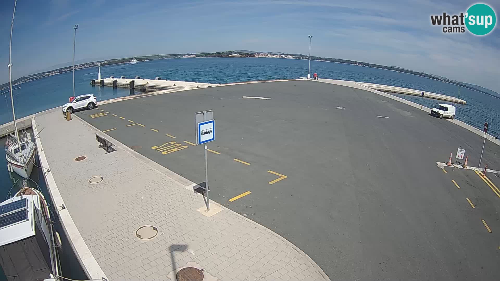 Tkon Live cam – ferry – Dalmatie – Croatie