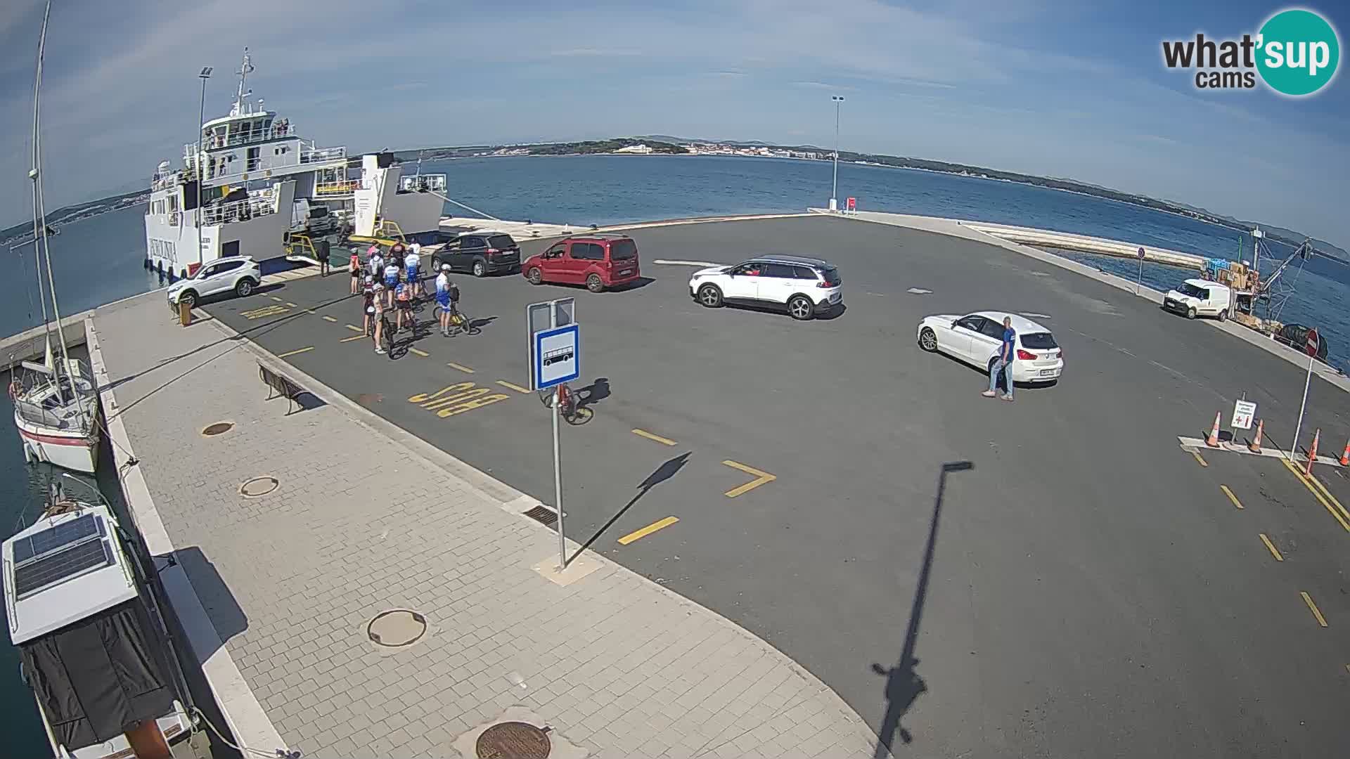 Tkon Live cam – ferry – Dalmatia – Croatia