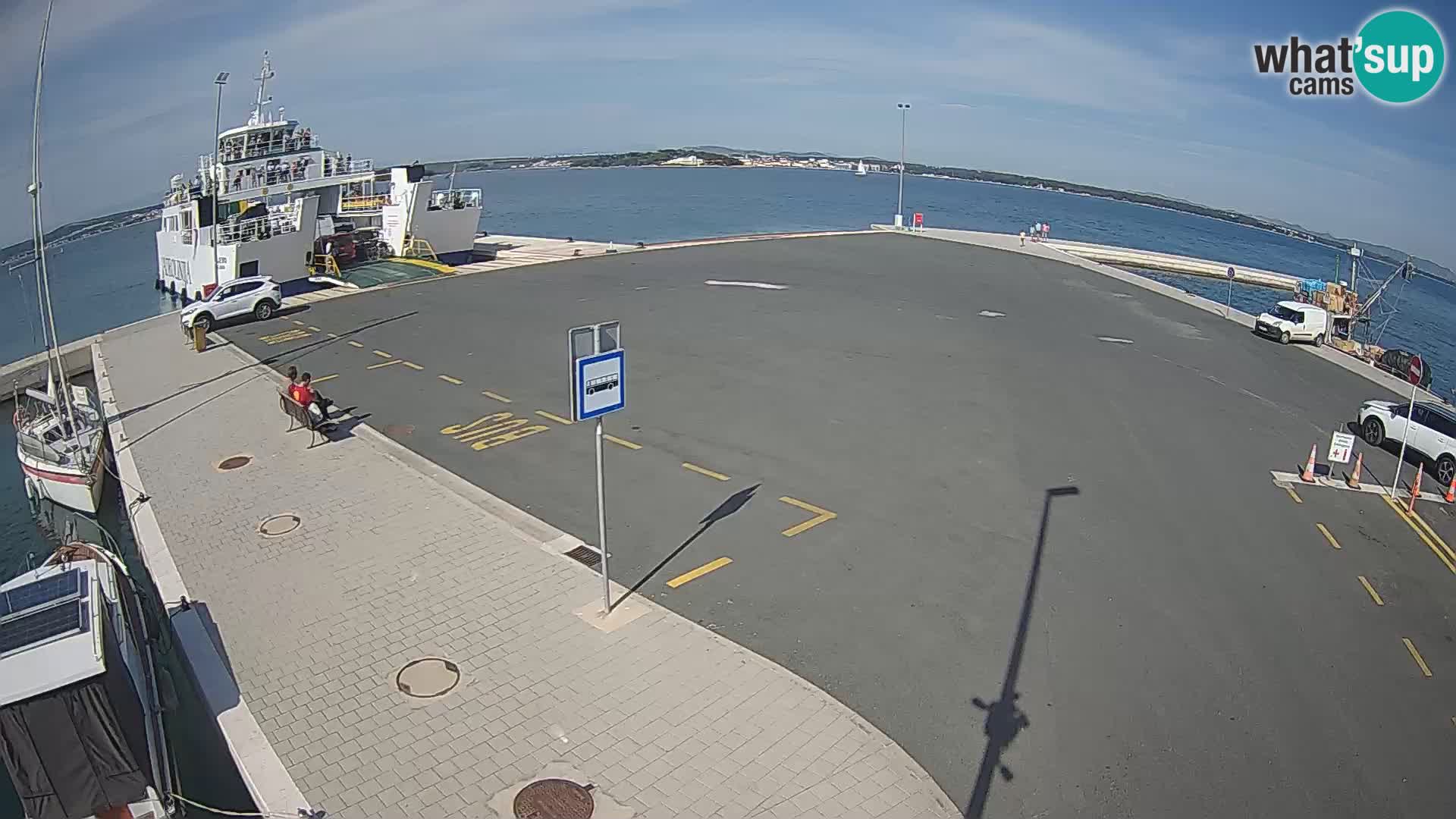 Tkon Live cam – ferry – Dalmatia – Croatia