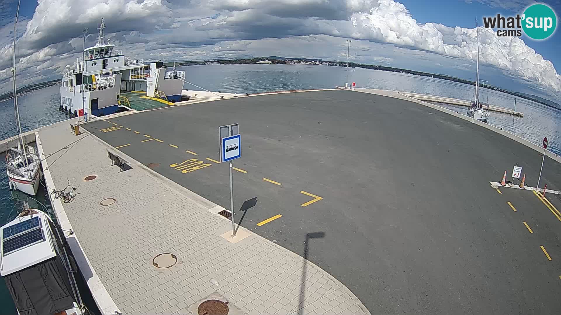 Tkon Live cam – ferry – Dalmatia – Croatia