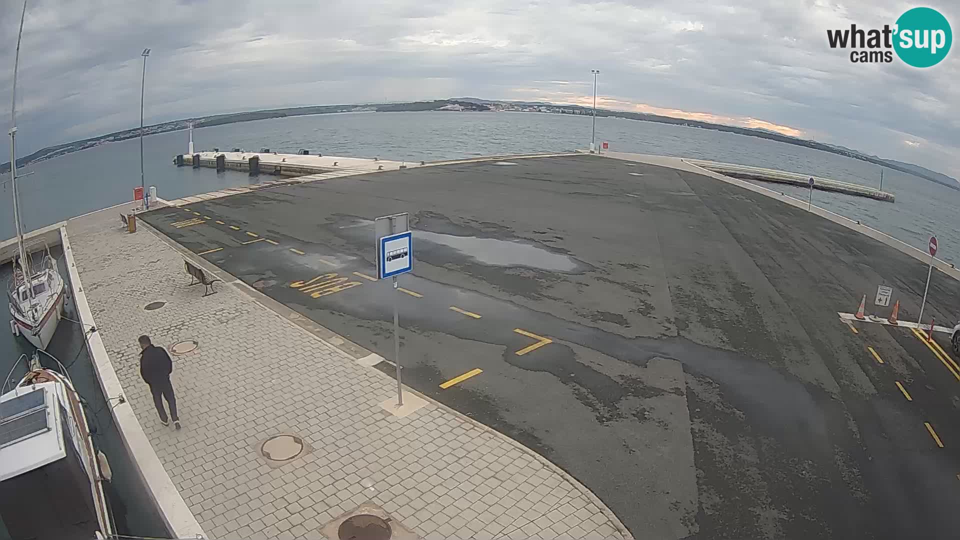 Tkon Live cam – ferry – Dalmatie – Croatie