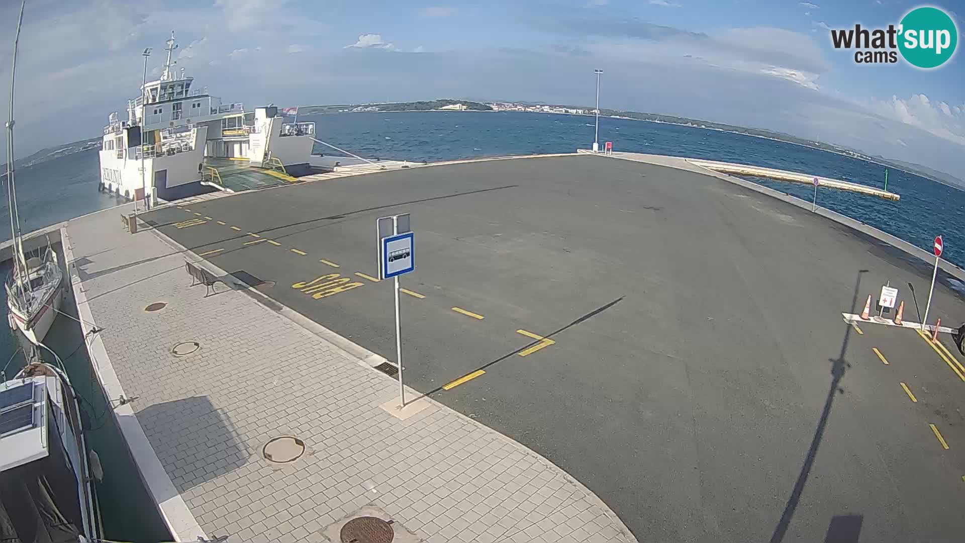 Tkon Live cam – ferry – Dalmatia – Croatia