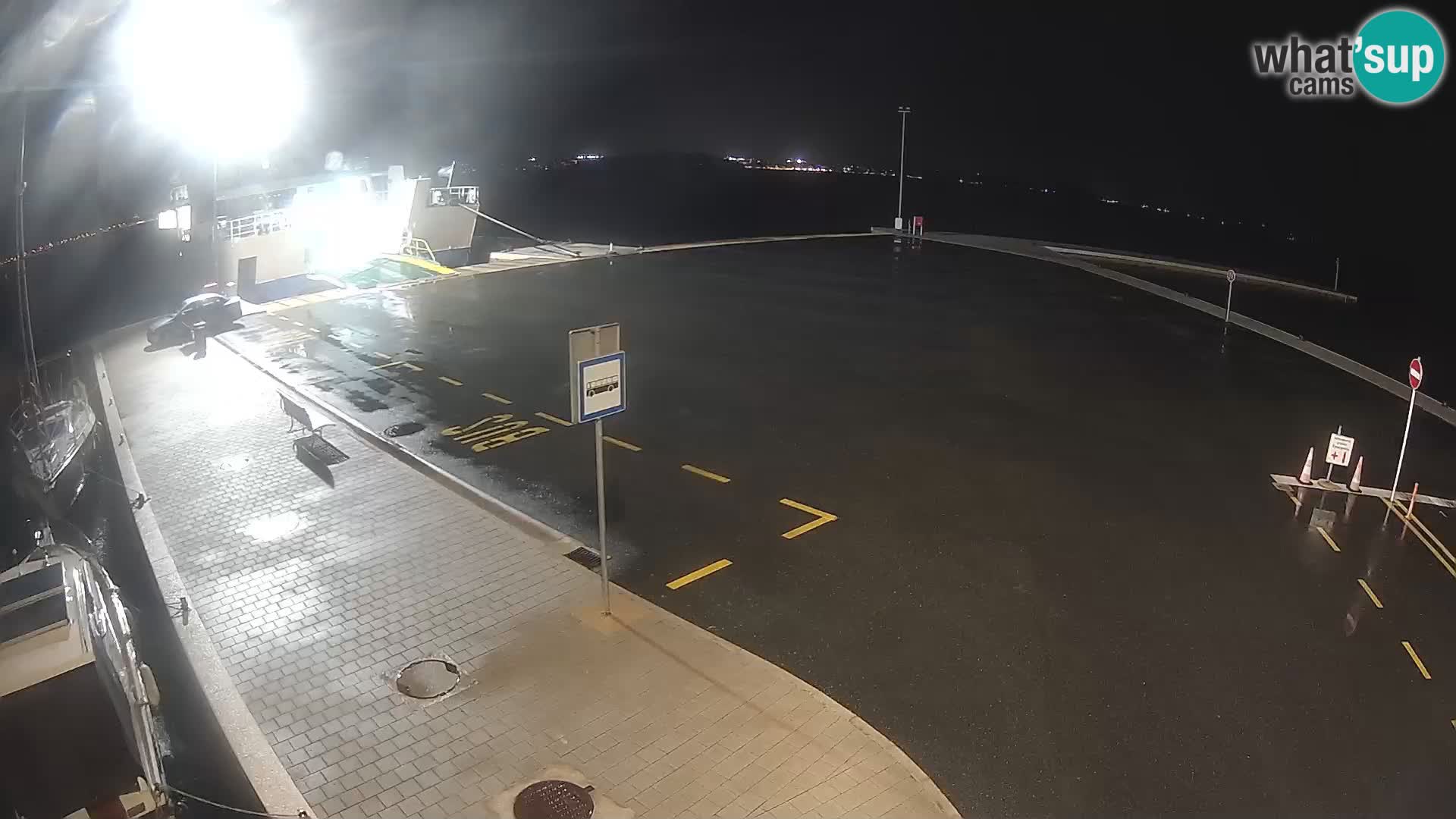 Tkon Live cam – ferry – Dalmatie – Croatie