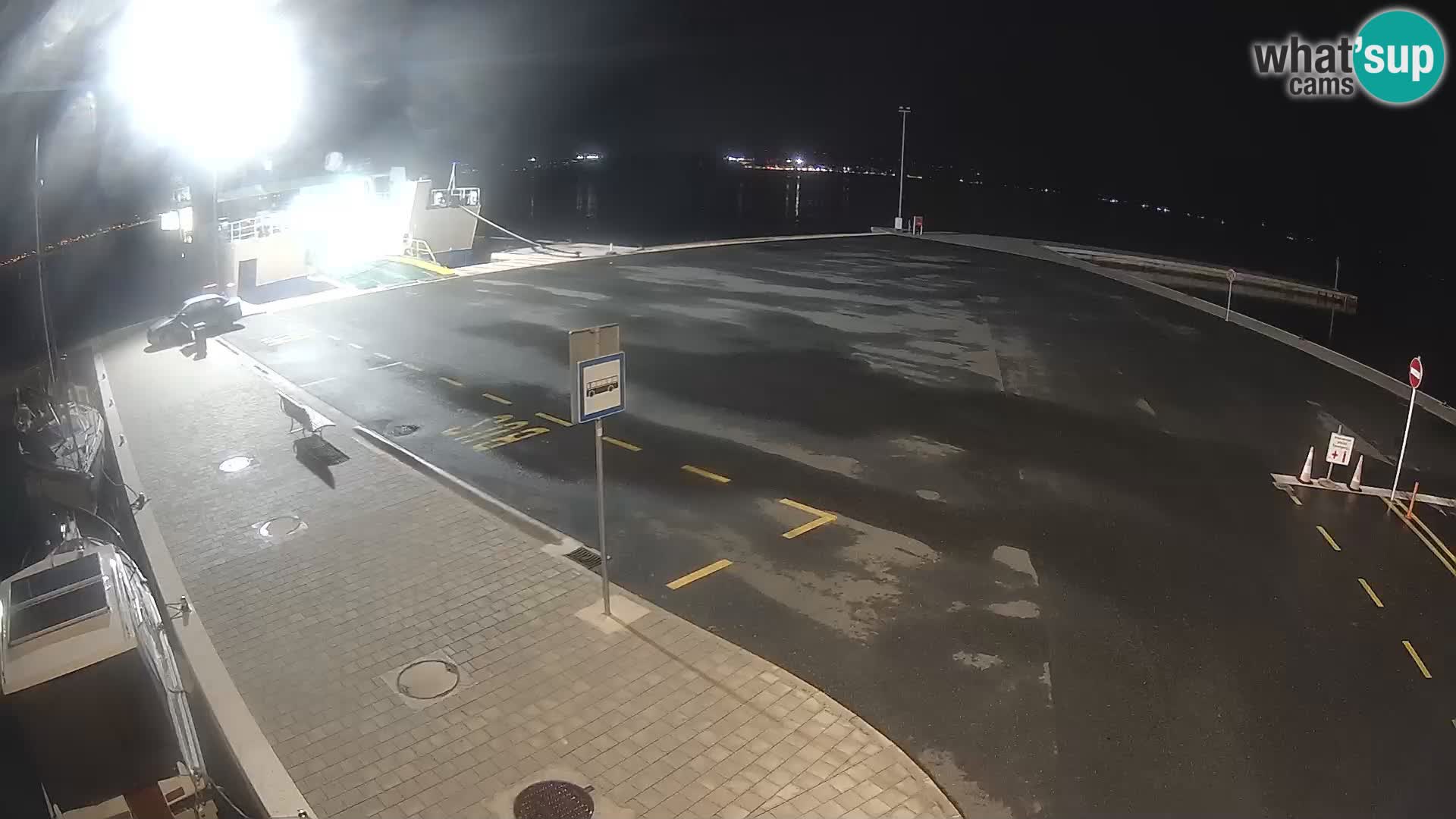 Tkon v živo – trajekt – Dalmacija – Hrvaška