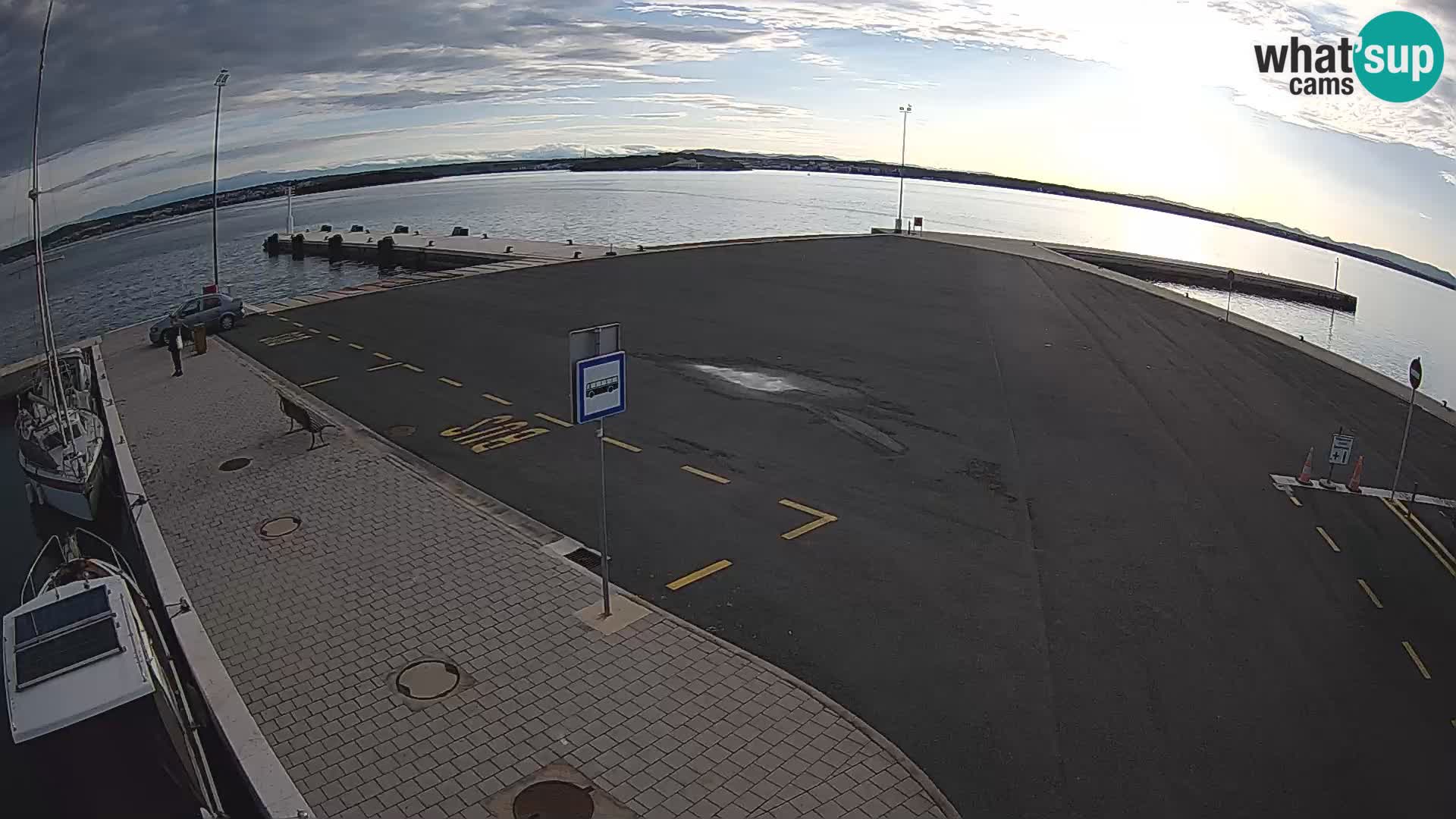 Tkon Live cam – ferry – Dalmatie – Croatie