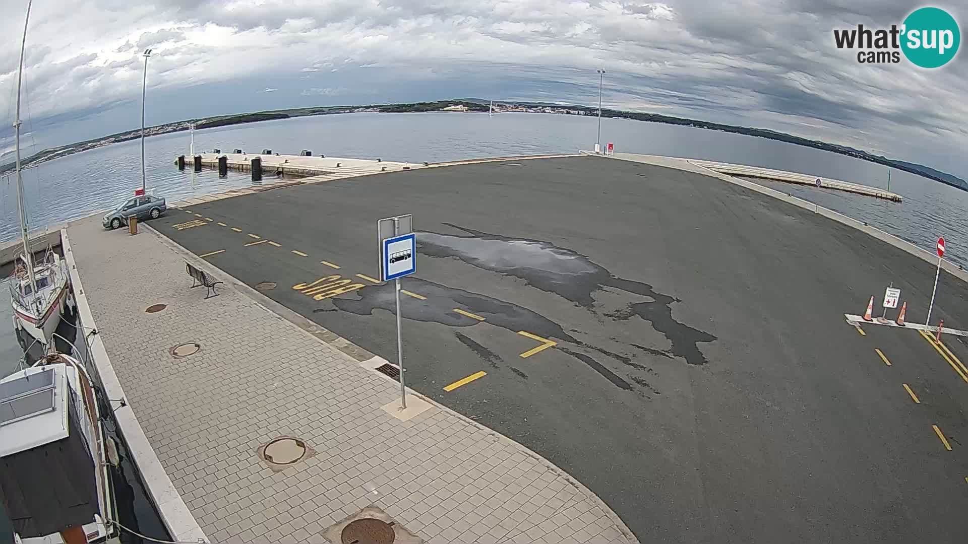 Tkon Live cam – ferry – Dalmatie – Croatie