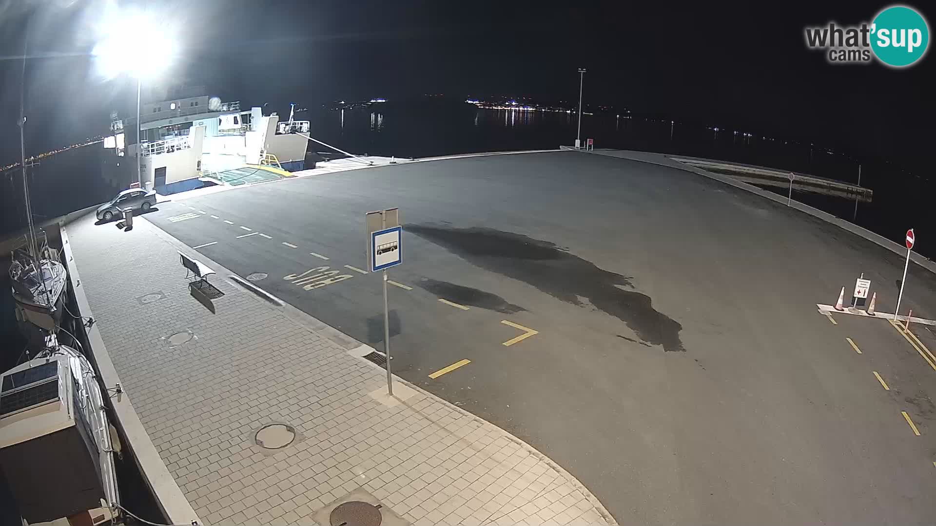 Tkon Live cam – ferry – Dalmatie – Croatie