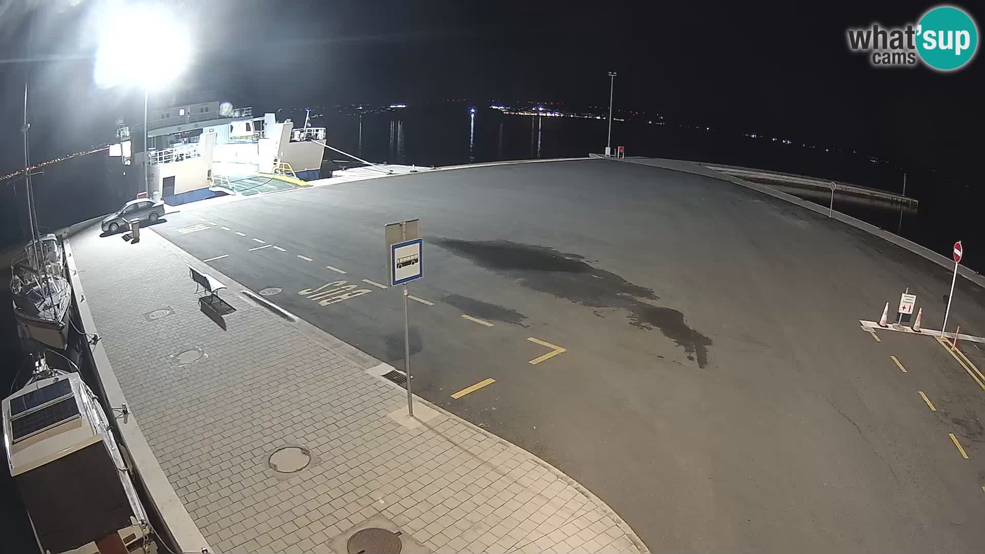 Tkon v živo – trajekt – Dalmacija – Hrvaška