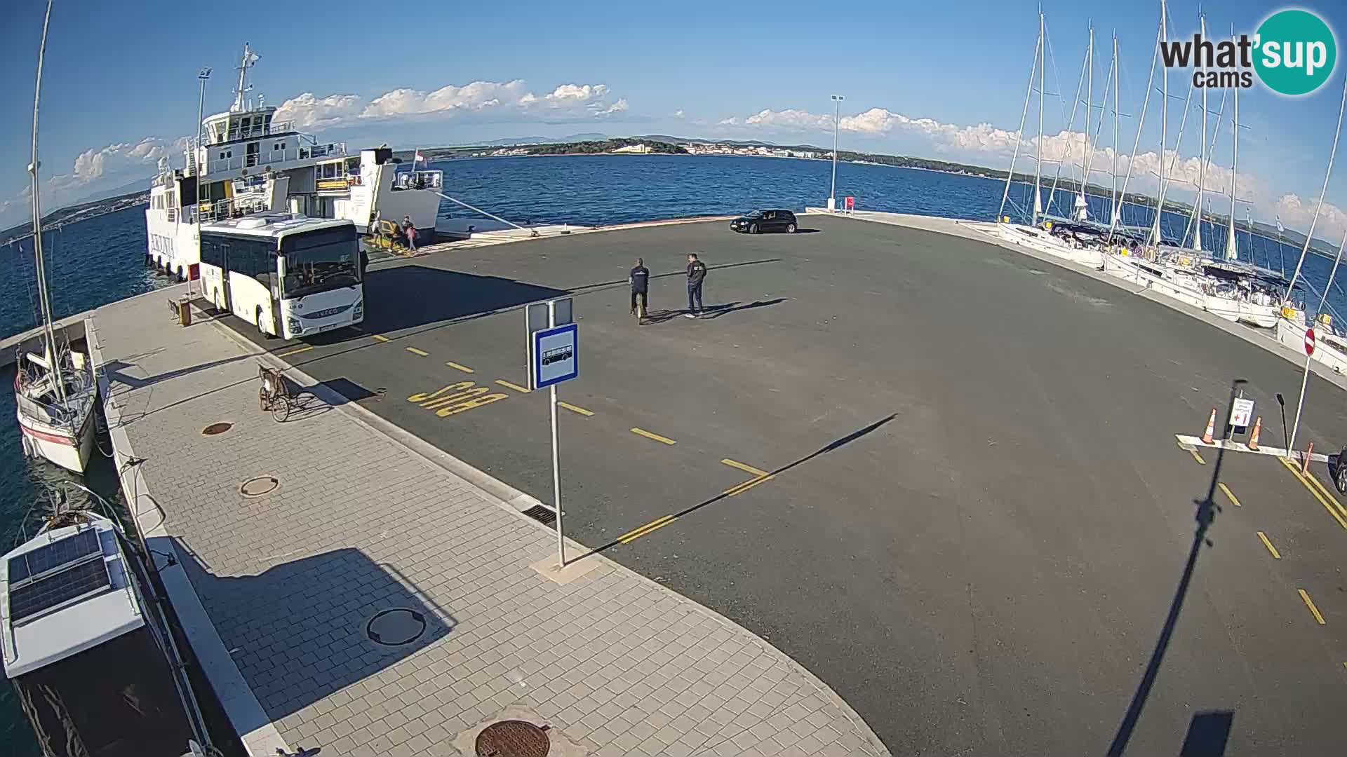 Tkon Live cam – Fähre – Dalmatien – Kroatien