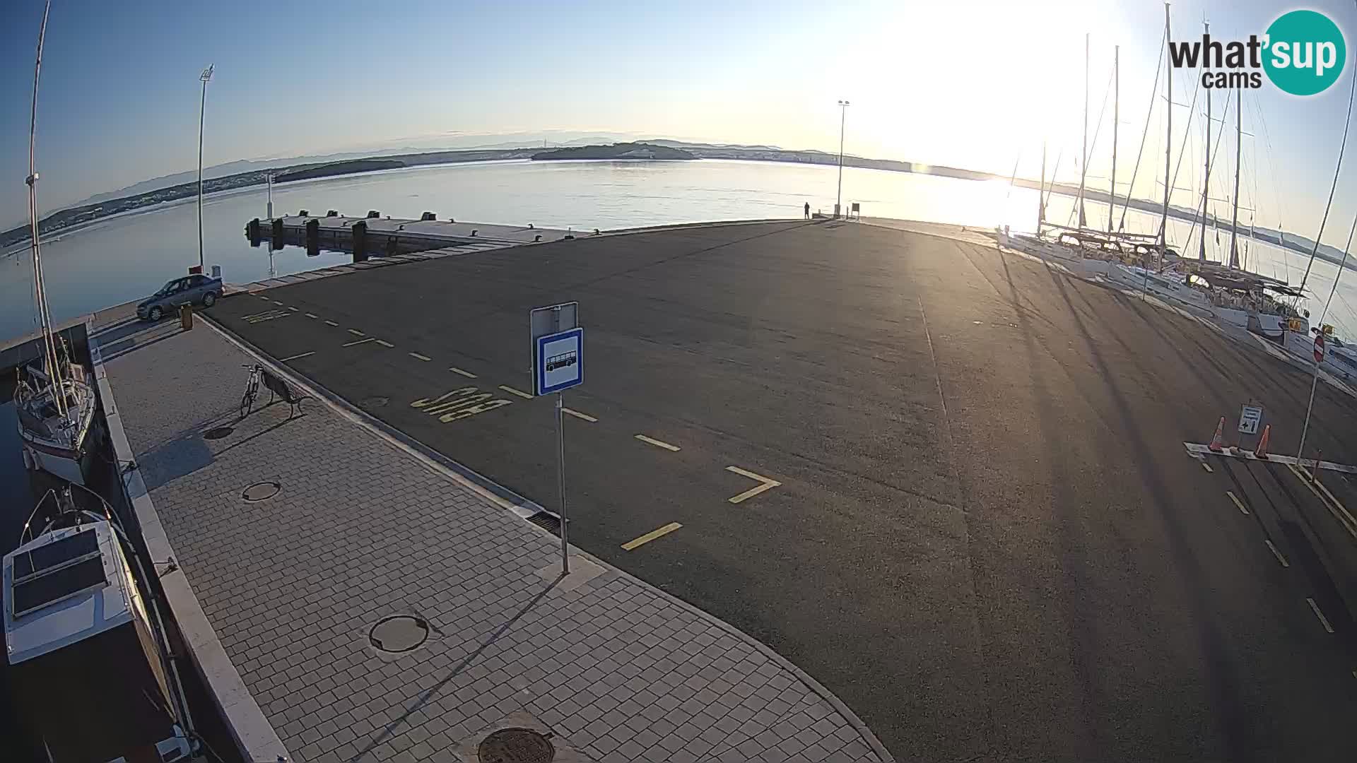 Tkon Live cam – ferry – Dalmatia – Croatia