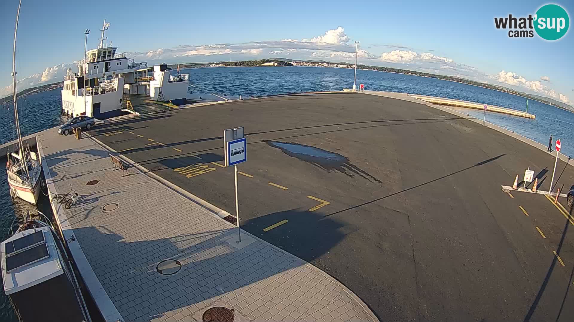 Tkon Live cam – ferry – Dalmatia – Croatia