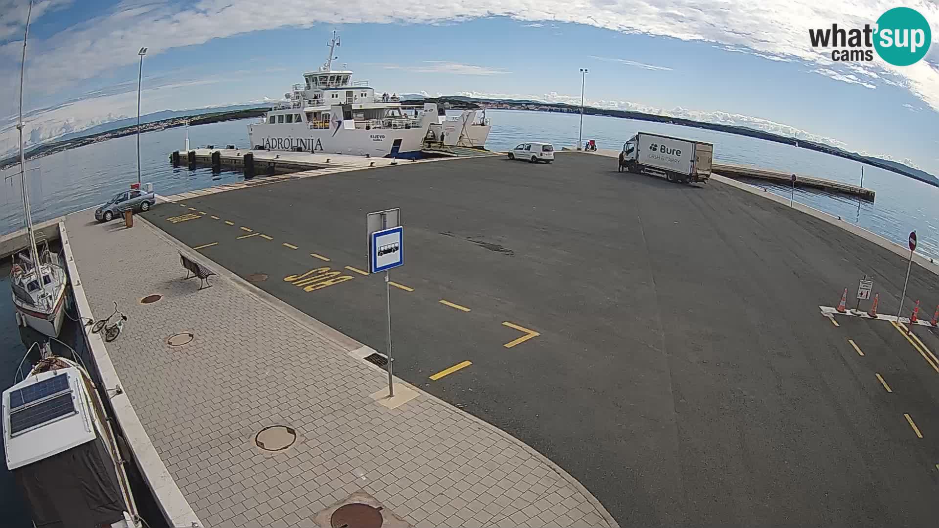Tkon Live cam – ferry – Dalmatia – Croatia