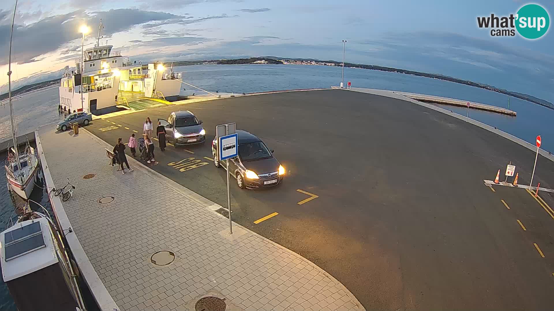 Tkon Live cam – Fähre – Dalmatien – Kroatien