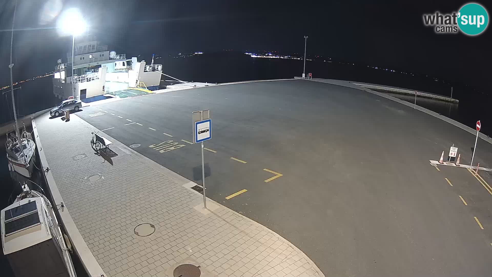 Tkon Live cam – ferry – Dalmatia – Croatia