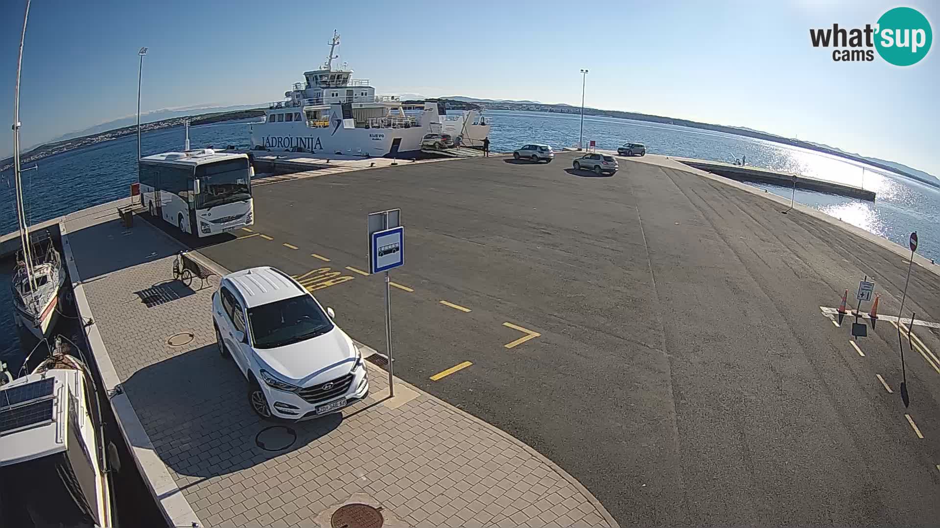 Tkon camera en vivo – Transportar – Dalmacia – Croacia