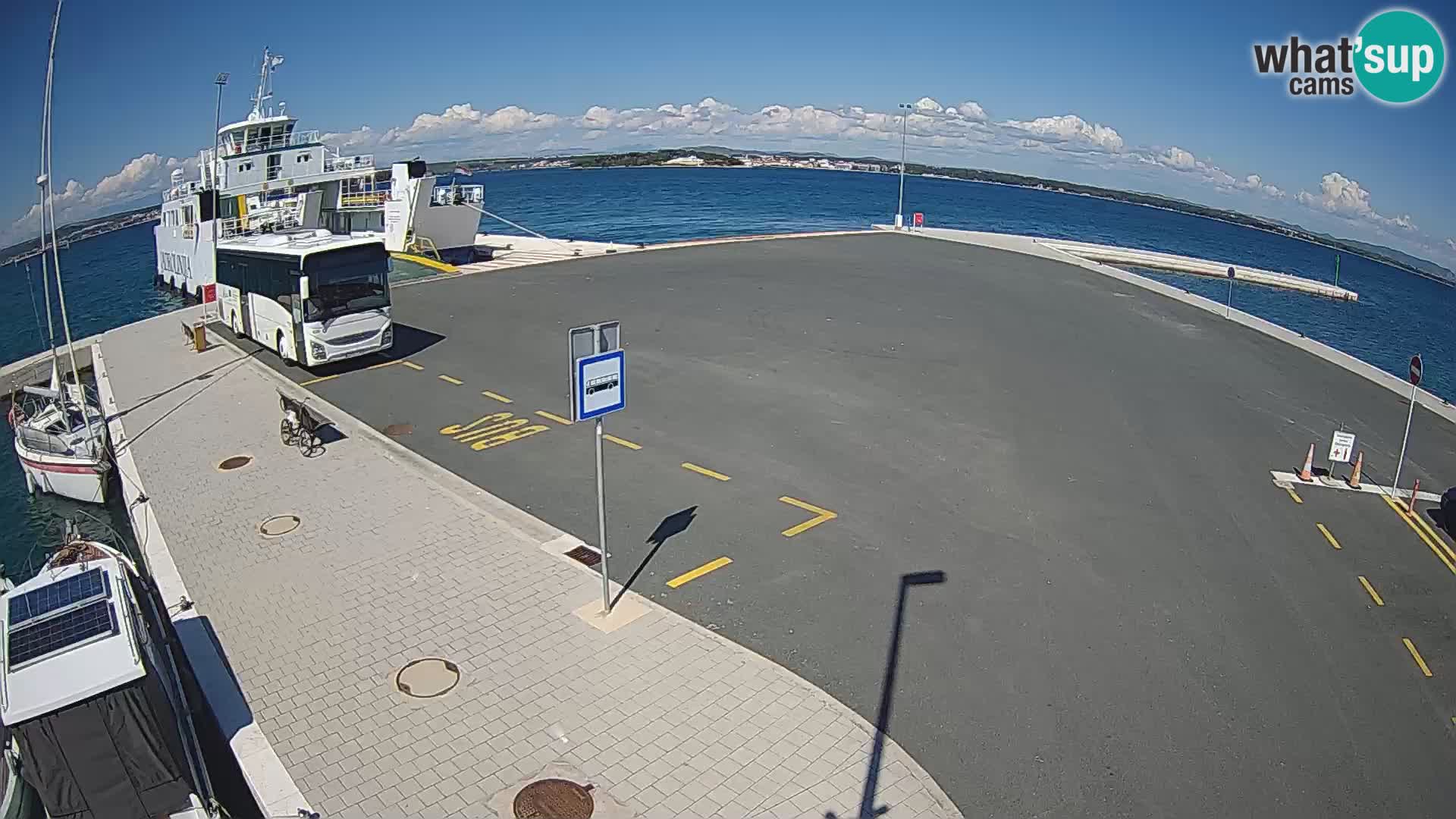 Tkon Live cam – Fähre – Dalmatien – Kroatien