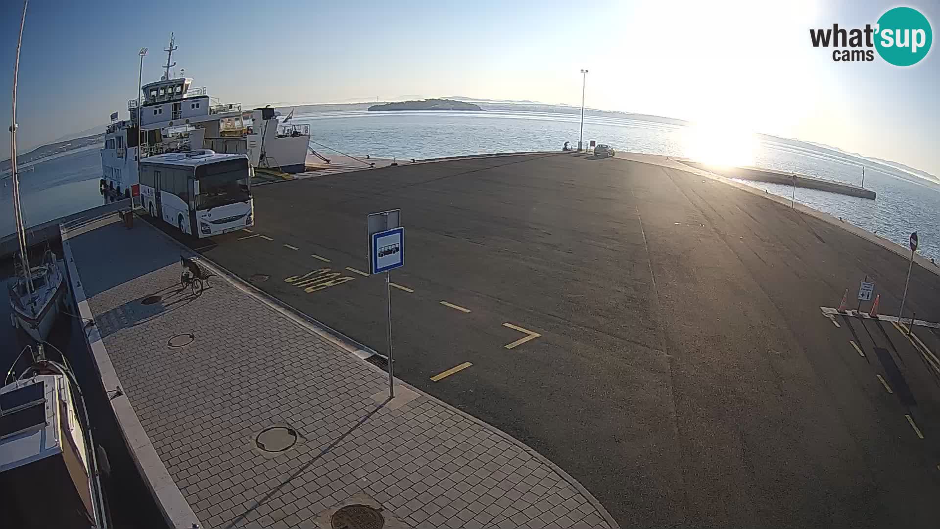 Tkon Live cam – traghetto – Dalmazia – Croazia