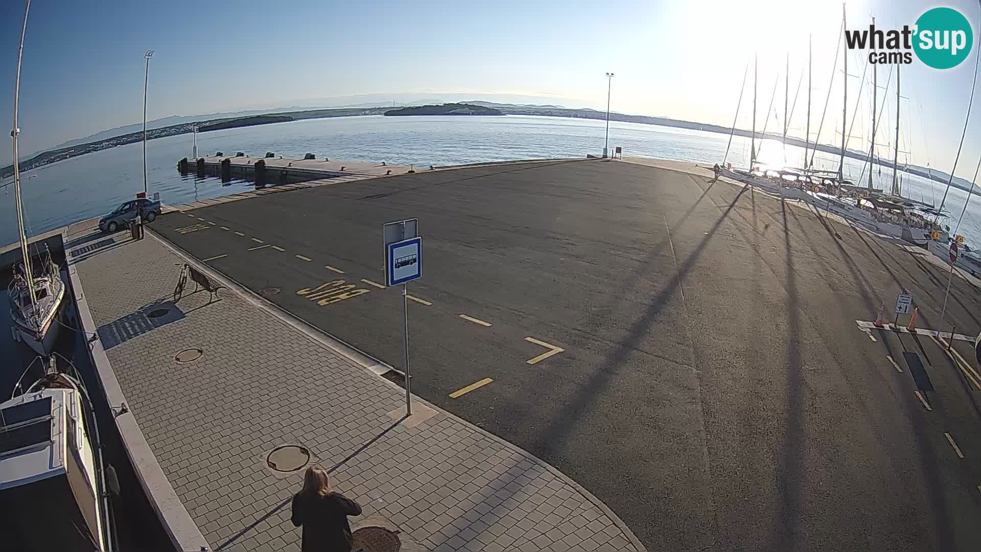 Tkon Live cam – ferry – Dalmatia – Croatia