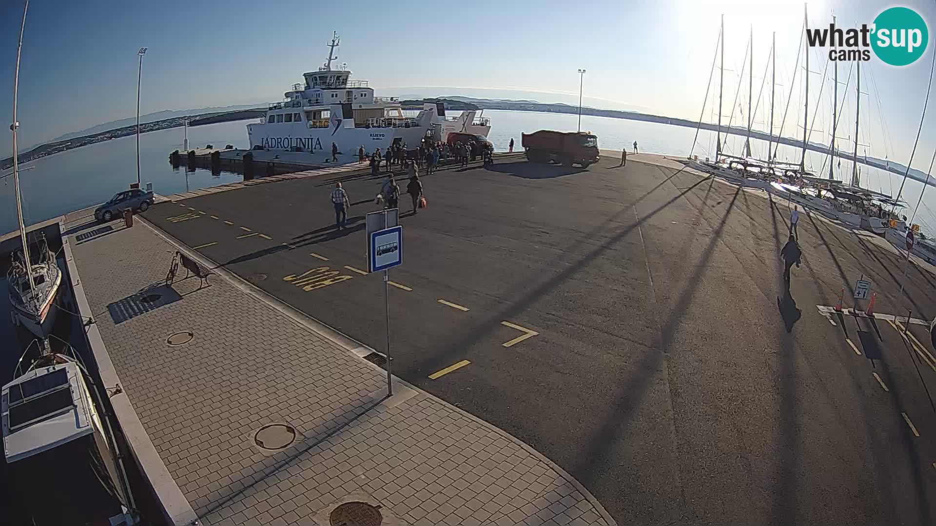 Tkon Live cam – traghetto – Dalmazia – Croazia