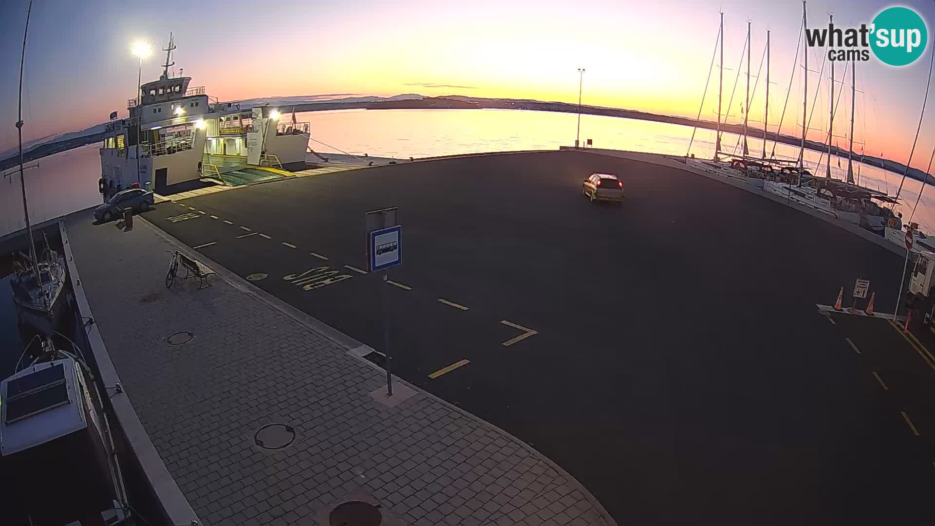 Tkon Live cam – traghetto – Dalmazia – Croazia