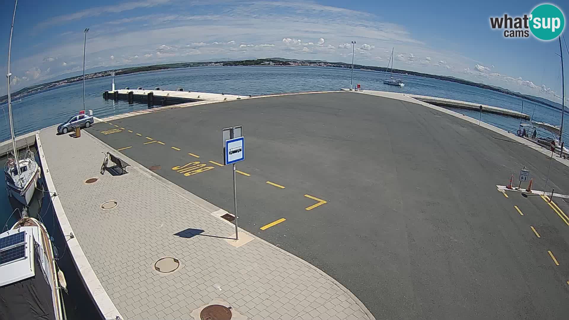 Tkon Live cam – ferry – Dalmatie – Croatie