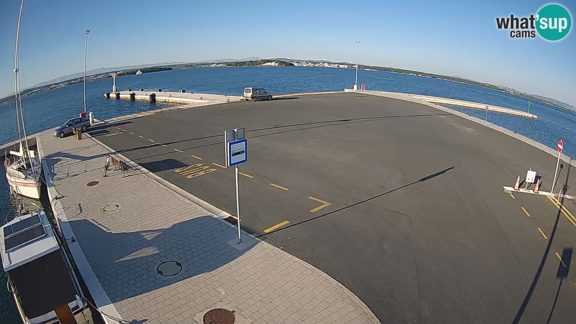 Tkon Live cam – ferry – Dalmatia – Croatia