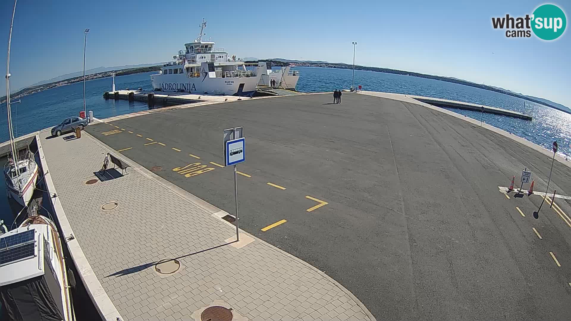 Tkon Live cam – traghetto – Dalmazia – Croazia